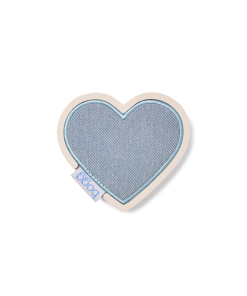 Bogg Bit - Washed Denim Heart