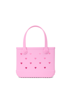Bitty Bogg Bag - Cut Out Heart Pink Taffy